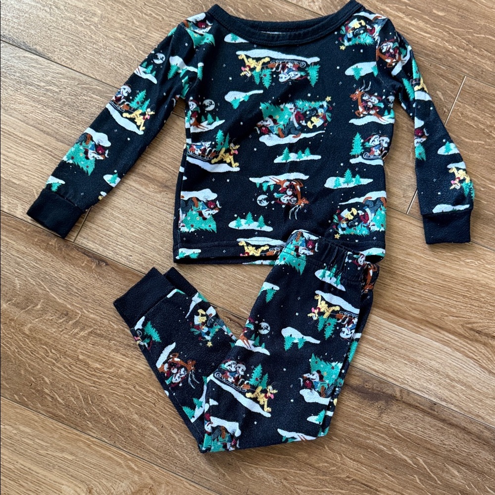 Kids Mickey Mouse Christmas PJs